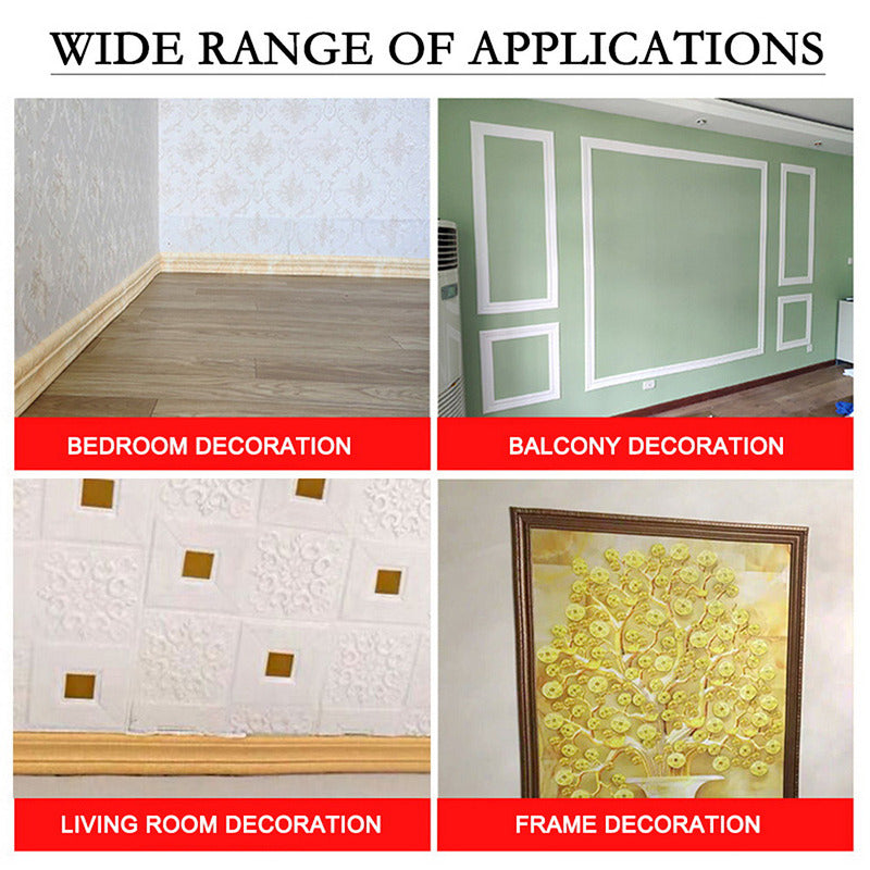 230cm 3D Pattern Waterproof, Self Adhesive Border Stickers