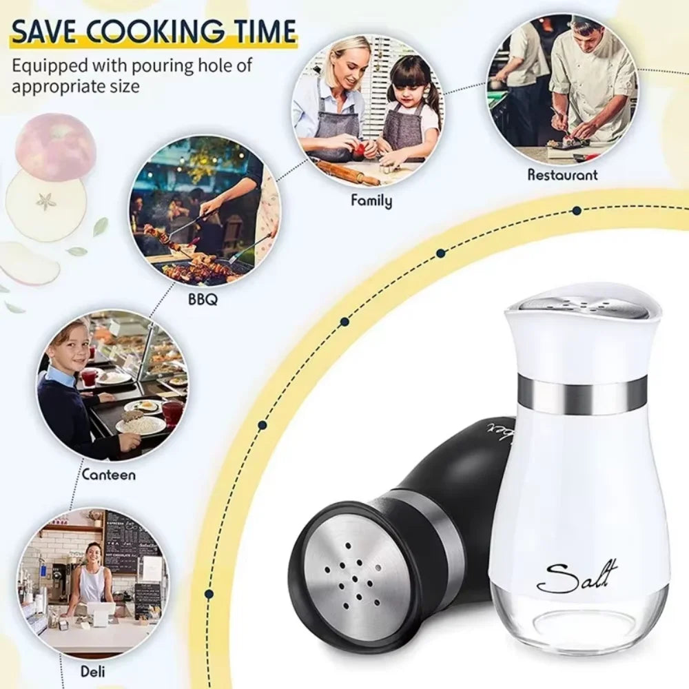 2-Piece Glass Salt And Pepper Set