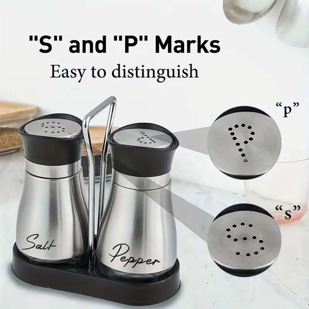 2-Piece Glass Salt And Pepper Set
