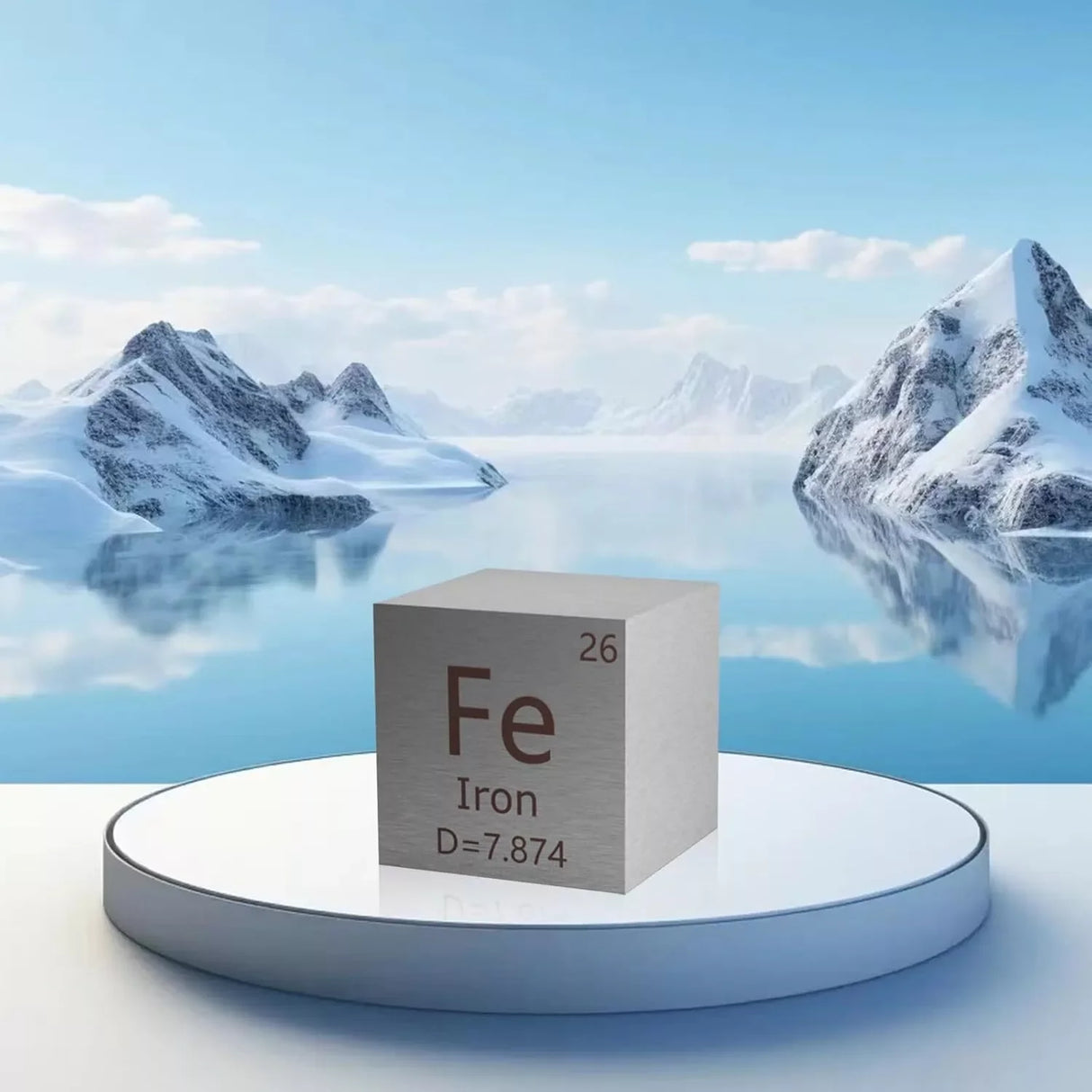 10mm (0.39") Metal Tungsten Cubes up to 99.9% Pure Periodic Table Element Engraved Collection