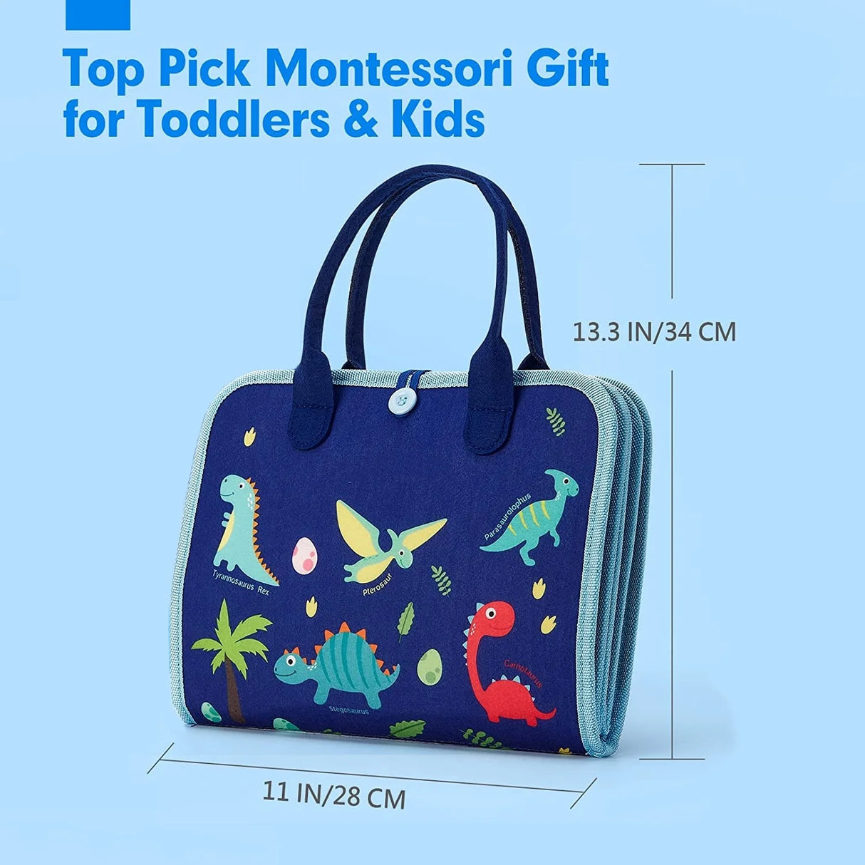 Montessori Toddler Busy Board For Educational Activity Motor Skills