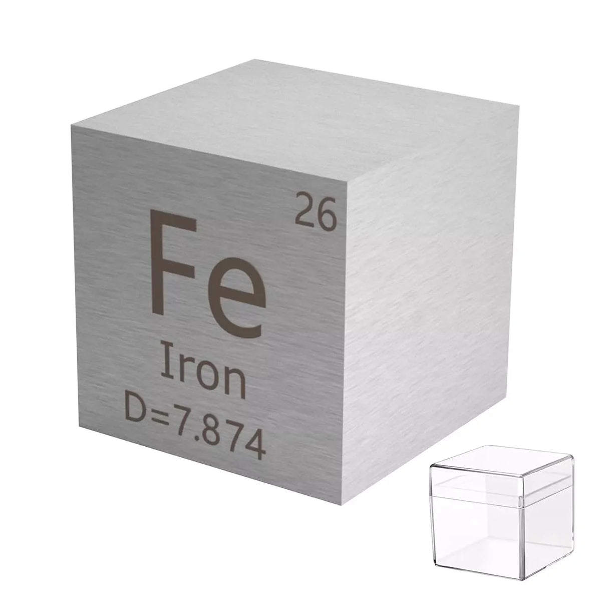 10mm (0.39") Metal Tungsten Cubes up to 99.9% Pure Periodic Table Element Engraved Collection