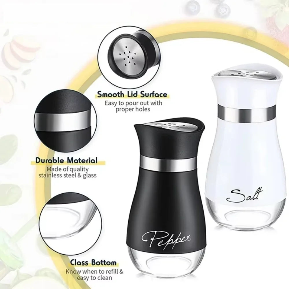 2-Piece Glass Salt And Pepper Set