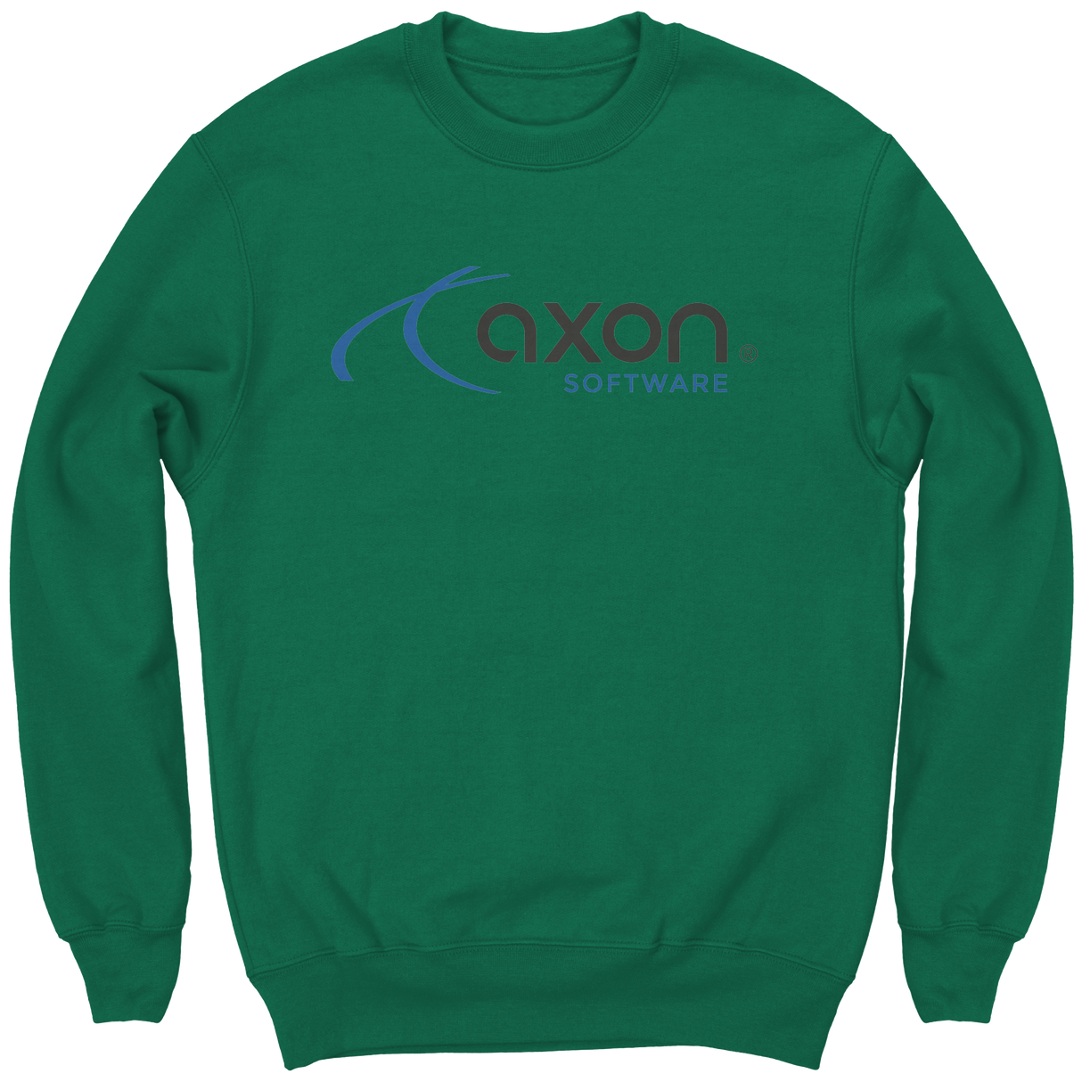Axon_Software_Port__Co_Youth_Crewneck_S_Kelly_Green_Front_Mockup.png