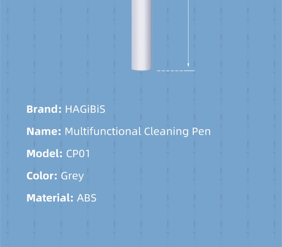 Hagibis Cleaner Kit for earbuds . Kit includes all in one pen with metal tip, brush head and sponge to clean hard to get places.