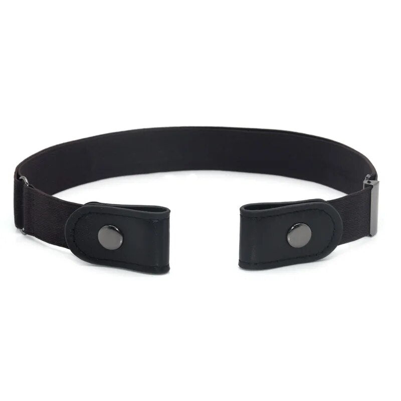 Unisex Buckle-Free Elastic Belt for Jeans Or Dress Pants.