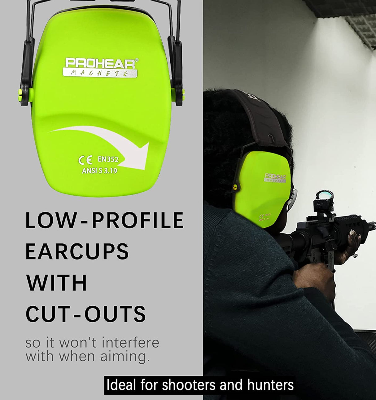 ZOHAN Safety Ear Protection. Hearing protector for hunting and using power tools.