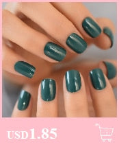 Acrylic Press On Nails. Various types such as French, Ombre, Nail Art, Glitter. Long or Short.