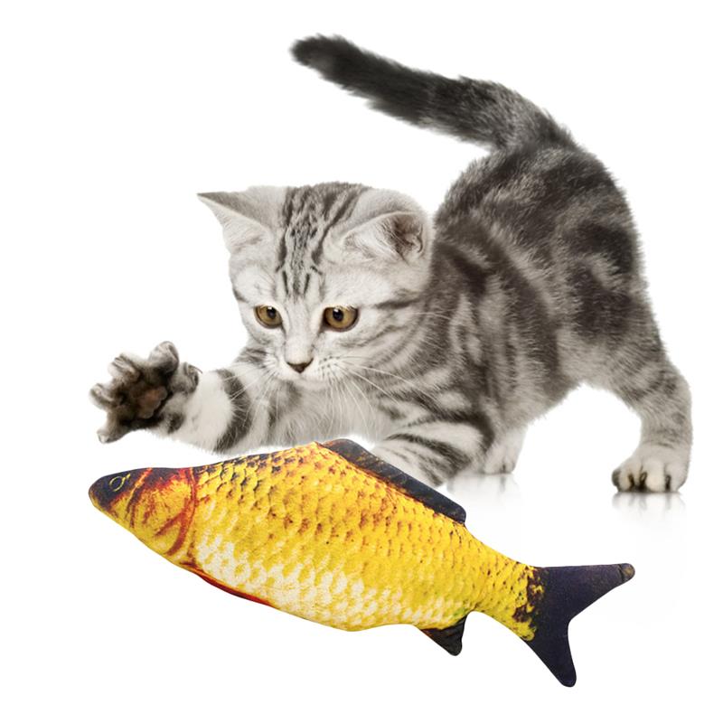 3D Fish Plush Cat Toy.