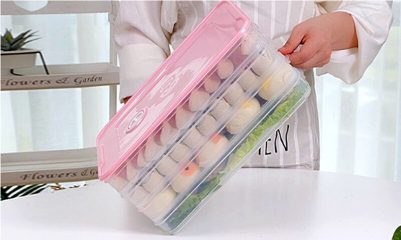 Stackable/Microwave Safe Refrigerator Food Storage Box.