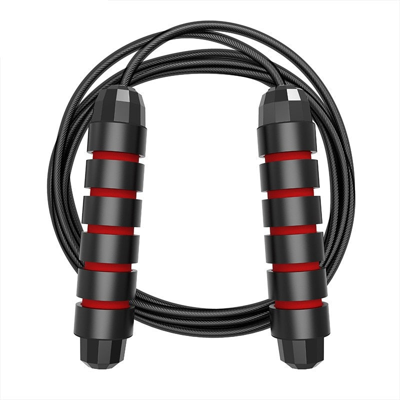 Adjustable Ball Bearings Jump Rope with Carry Bag. Speed Skipping, Crossfit Fitness and speed skipping.
