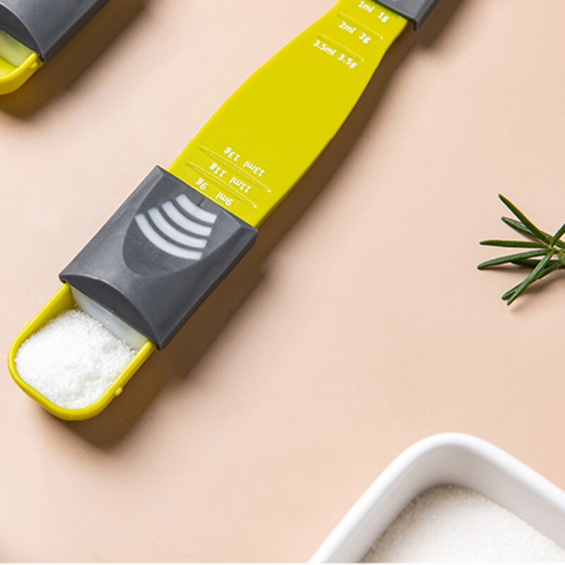 adjustable nine stall double ended measuring spoon