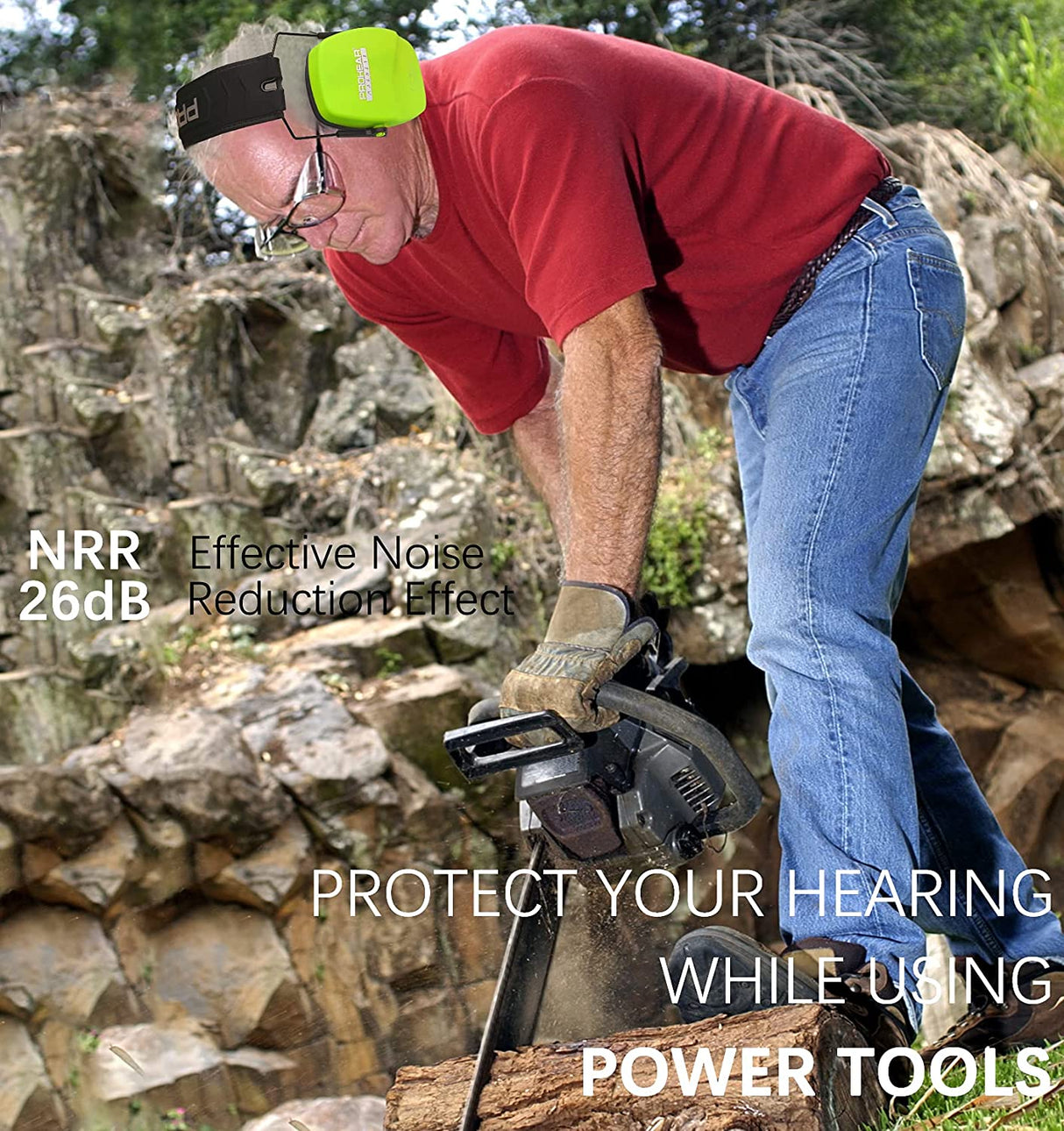 ZOHAN Safety Ear Protection. Hearing protector for hunting and using power tools.