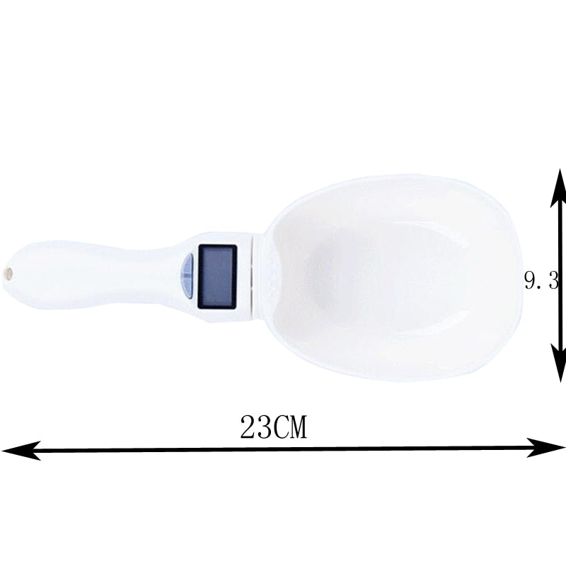 Digital Weighing Scale Measuring Spoon. Great in the Kitchen and for Measuring Pet Food. Battery not Included.