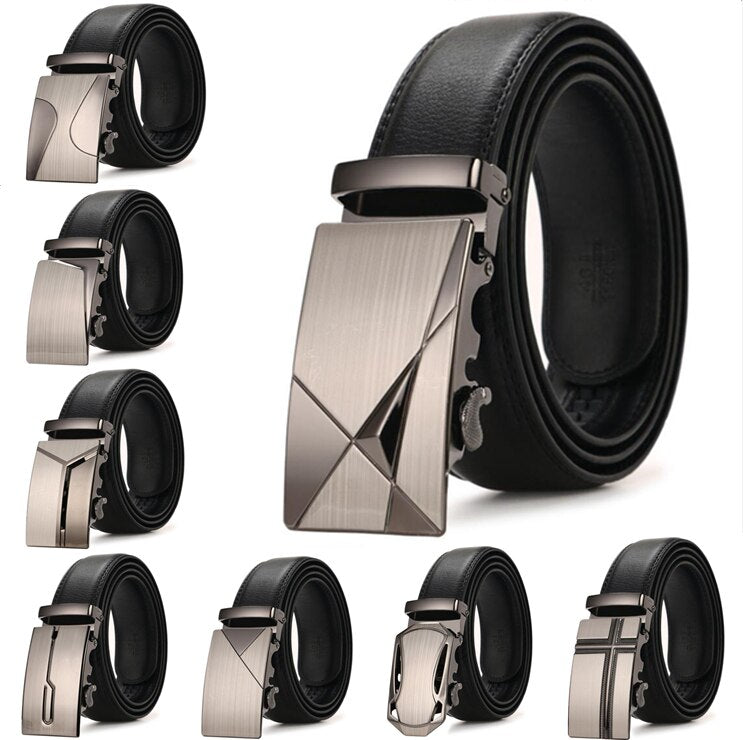 Men's Business Or Casual Automatic Buckle Belt.