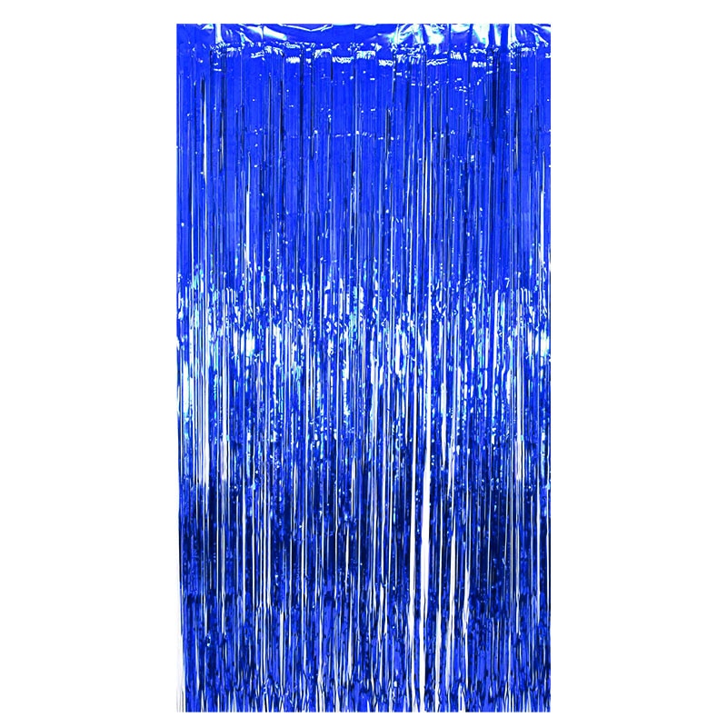 2Pack Party Metallic Foil Backdrop Curtain Decoration.  Great For Weddings, Birthdays or Showers.