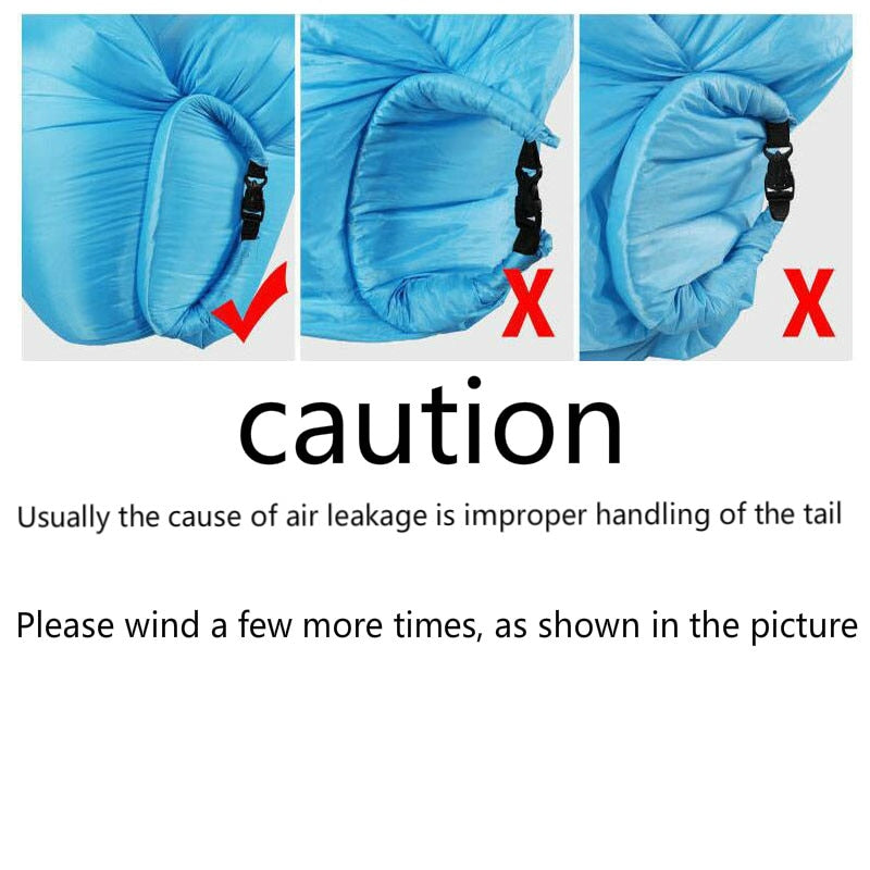 Inflatable/Waterproof Beach Lounge OR Air Bed with Carrying Bag.