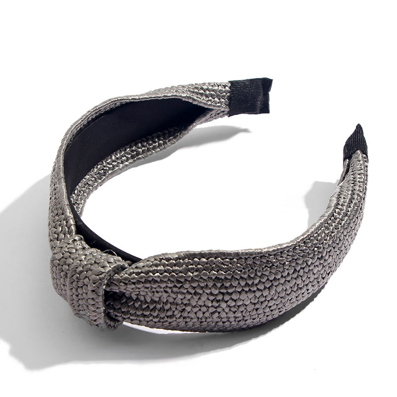Flatfoosie Handmade Straw Weaving Hair Band.