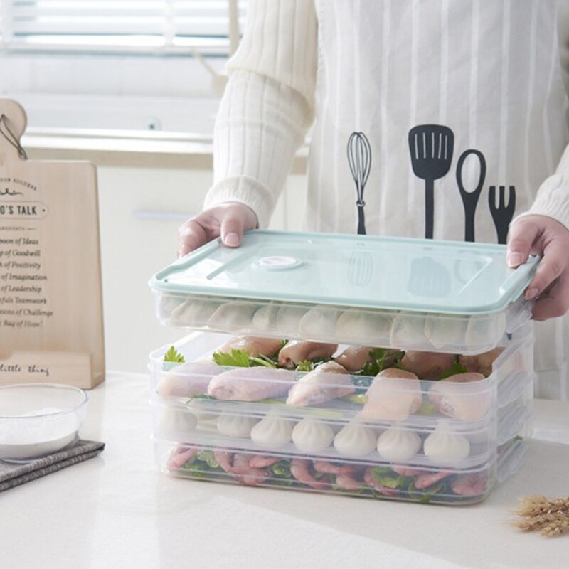 Stackable/Microwave Safe Refrigerator Food Storage Box.