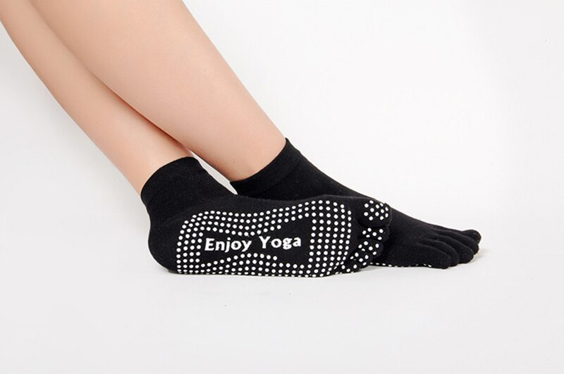 Women's Anti-Slip Five- Toe Yoga Socks.
