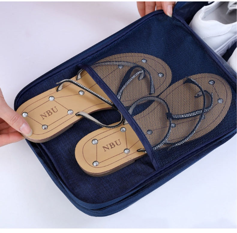 3 Layer Travel Shoe Bag Organizer.
