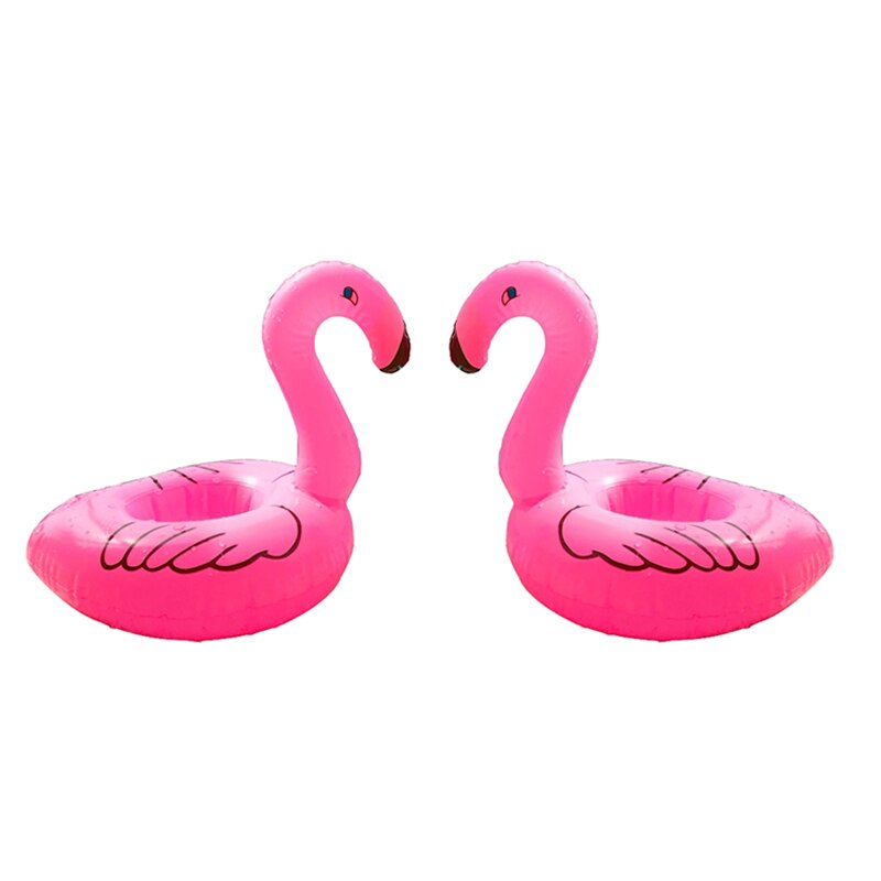 Tropical Flamingo Inflatable Drink Holder. Great for Pool Parties.