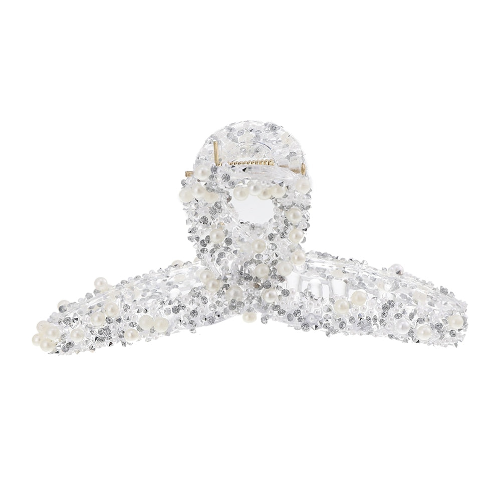 Rhinestone Claw Hair Clips.