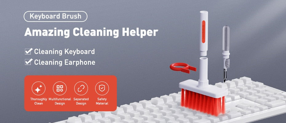 Hagibis Cleaner Kit for earbuds . Kit includes all in one pen with metal tip, brush head and sponge to clean hard to get places.