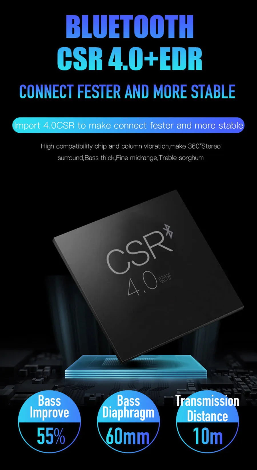 Adin 26w Vibro Wireless Min Bluetooth Speaker.