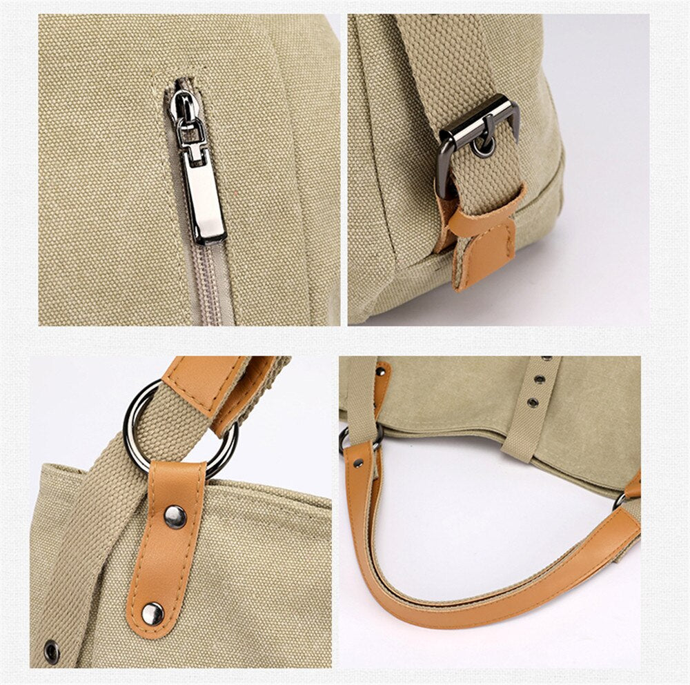 Ladies Canvas Crossbody Designer Bags.
