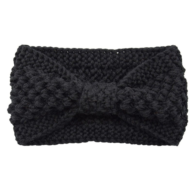 Women's Elastic Knitted Wool Headband.