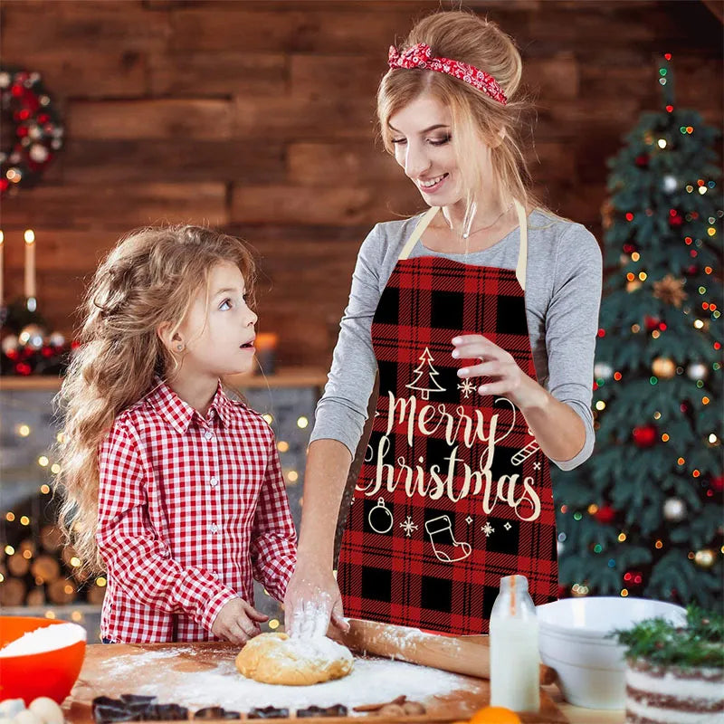 Christmas Linen Aprons