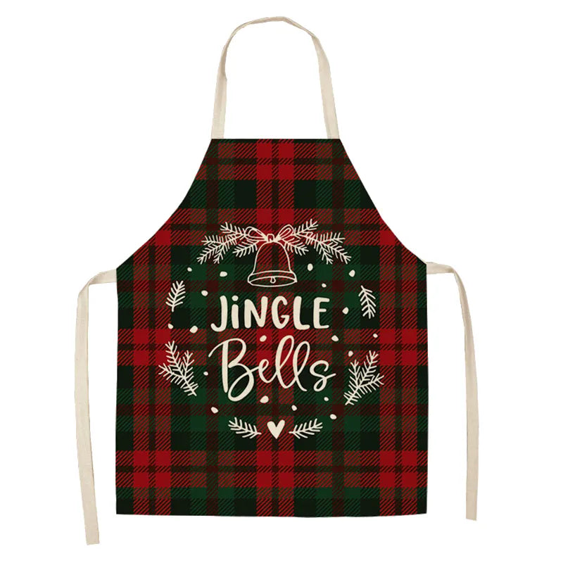 Christmas Linen Aprons