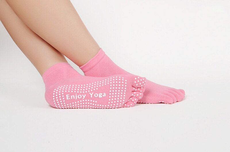 Women's Anti-Slip Five- Toe Yoga Socks.