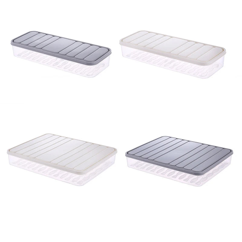 Transparent Stackable Food Saver Box With Lid