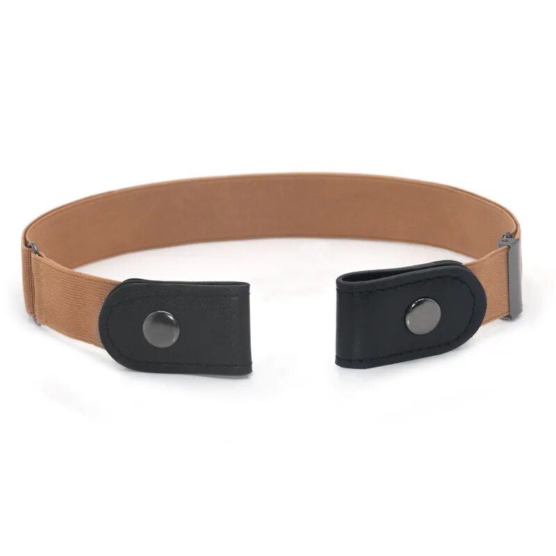 Unisex Buckle-Free Elastic Belt for Jeans Or Dress Pants.