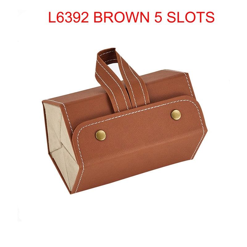 Foldable Leather Multi Eyeglass/Sunglass Organizer Case.