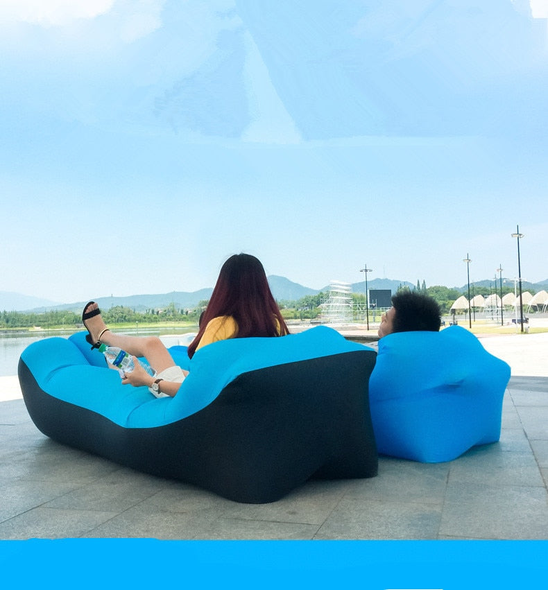 Inflatable/Waterproof Beach Lounge OR Air Bed with Carrying Bag.