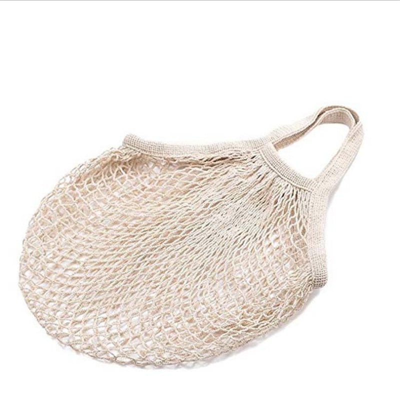 Reusable Cotton Mesh Produce Bags for Vegetables/ Fruit.