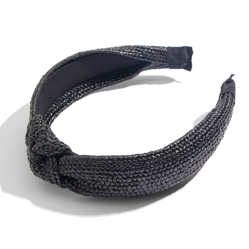 Flatfoosie Handmade Straw Weaving Hair Band.