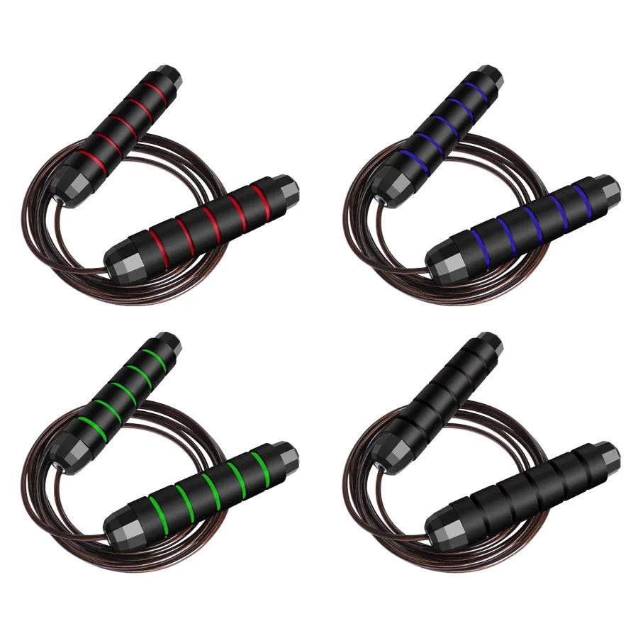 Steel Wire Adjustable Skipping Rope Perfect For Adults And Children