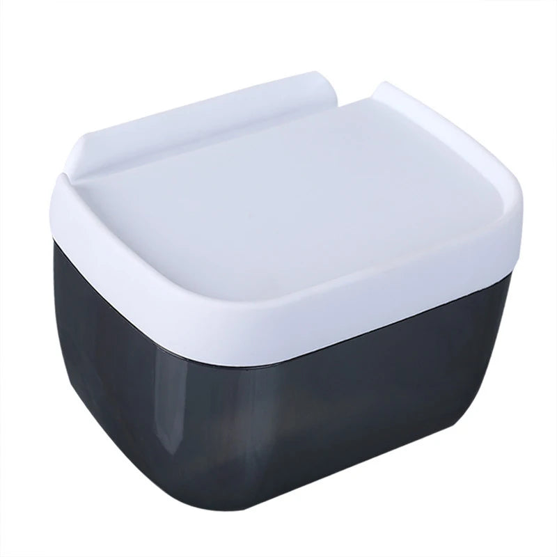 Waterproof Wall Mount Tissue Holder for Bathrooms With Shelf