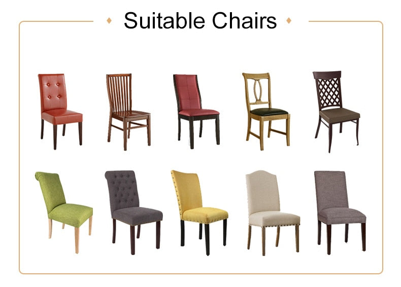 Waterproof And Non Waterproof Elastic Dining Chair Covers.