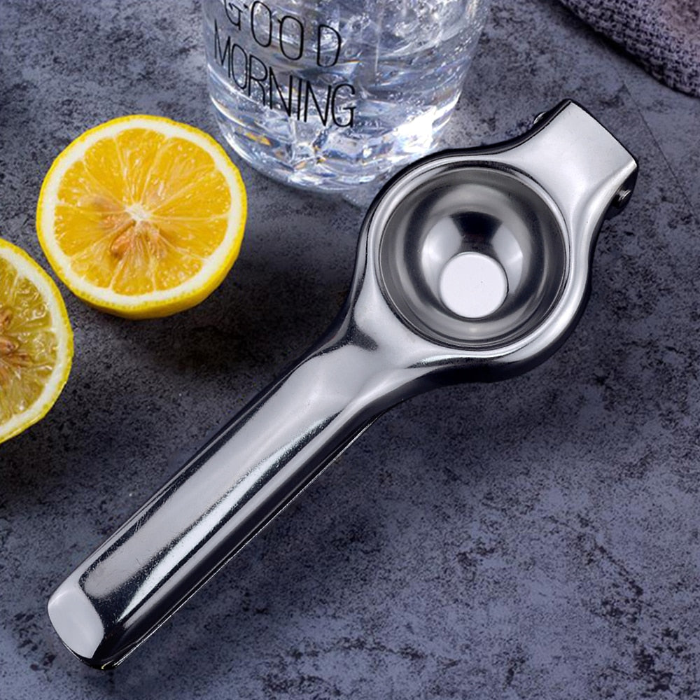 Stainless Steel Citrus Fruits Squeezer. Manually squeeze oranges, lemons and limes.