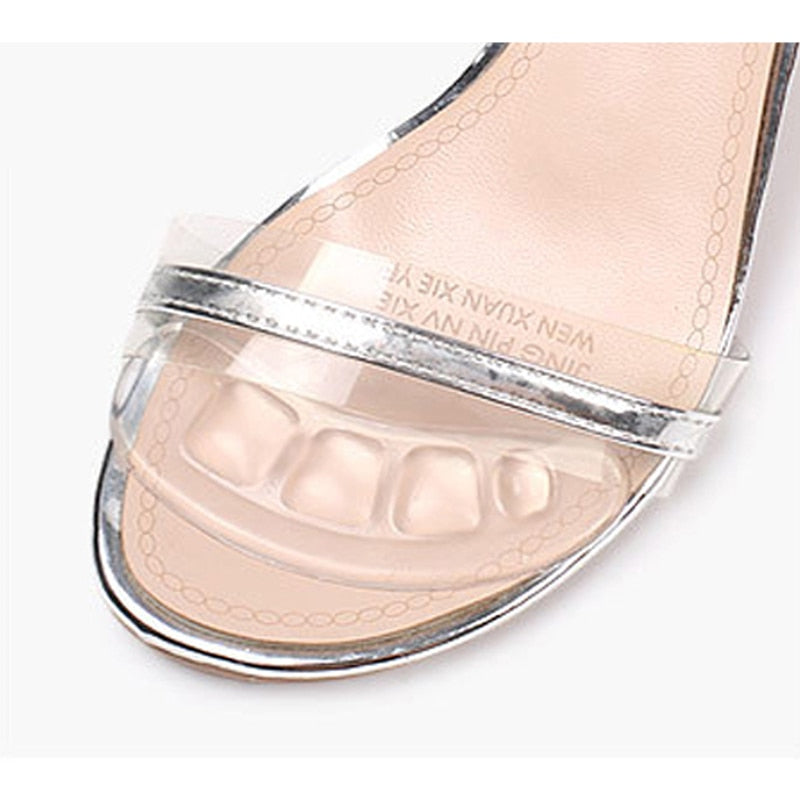Silicone Non-slip Self-adhesive Gel Insert Pads for Women's Shoes.