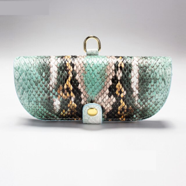 Leather Eyewear Case With Strap.