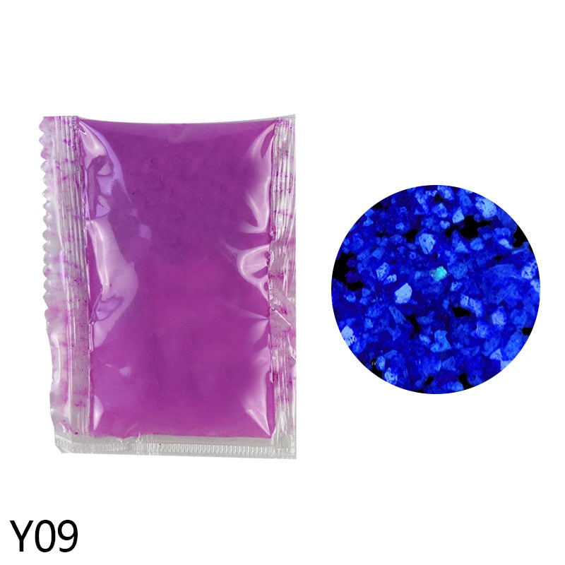 10/30g Luminous fluorescent Sand.  Glows in the dark.  Beautiful on a patio or in a garden.