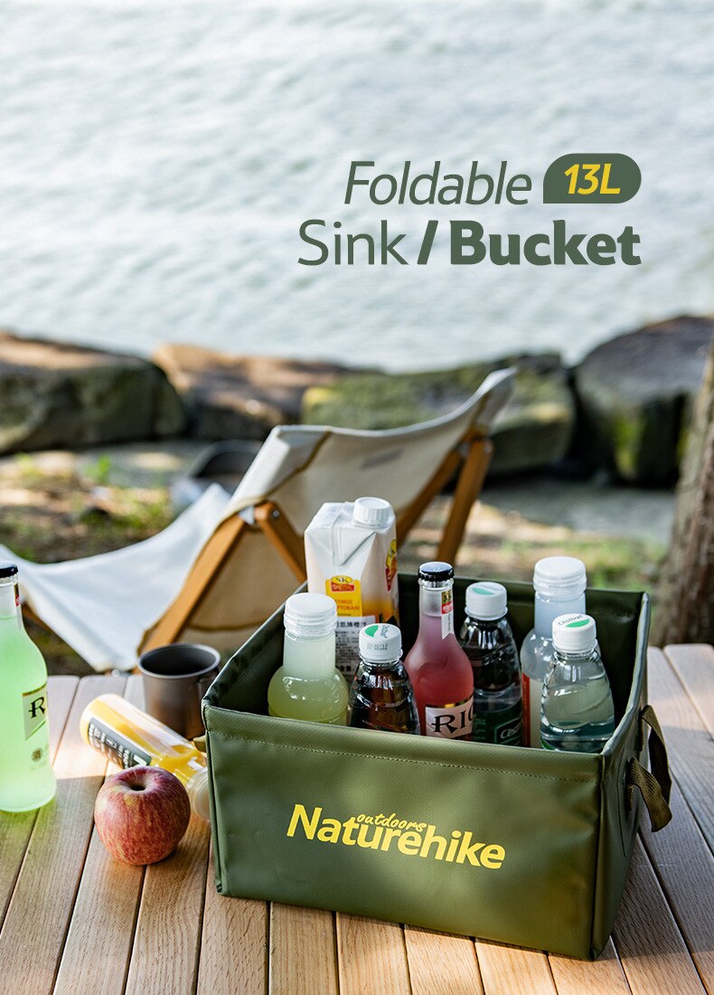 Naturehike Outdoor collapsible square Storage bucket.