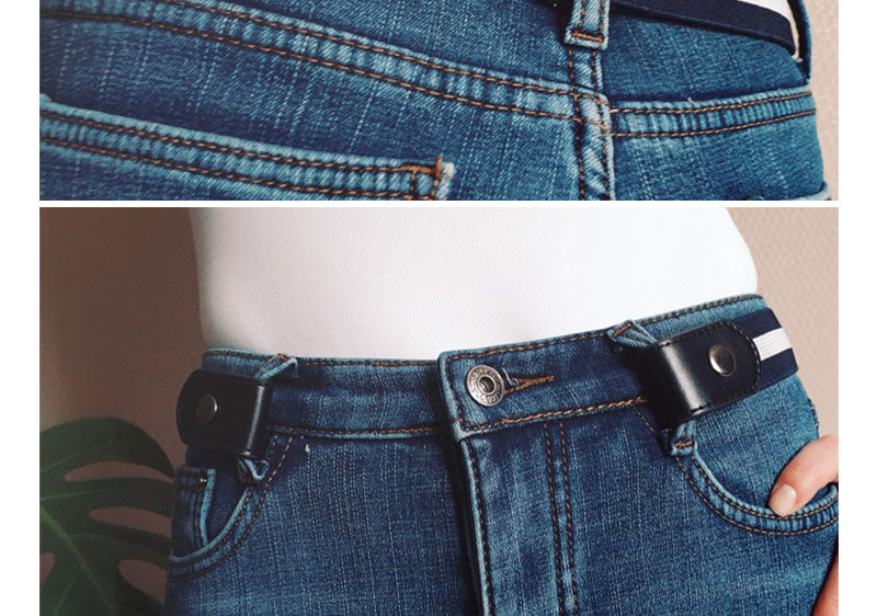 Men and Women Elastic Buckle-Free Belt for Pants.