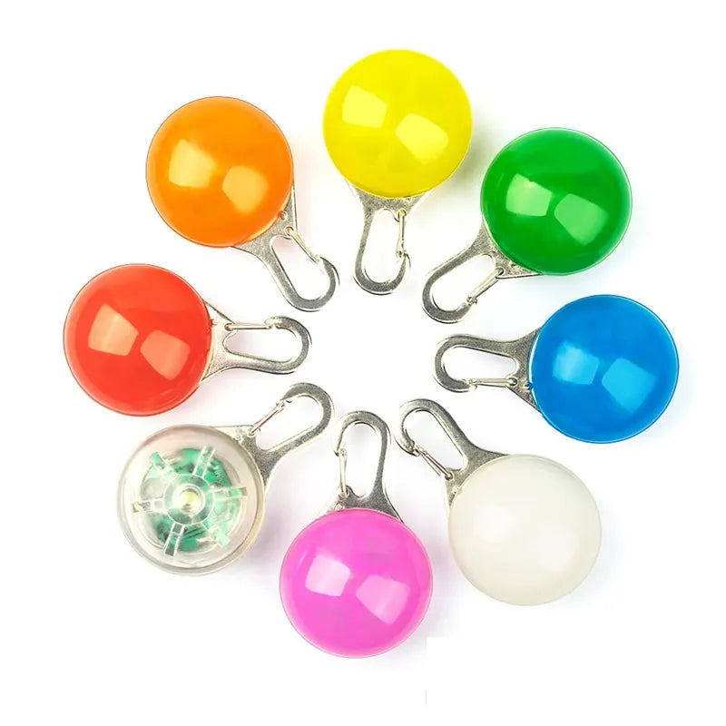LED Colorful Safety Lights For Pets, Hiking Or Biking.